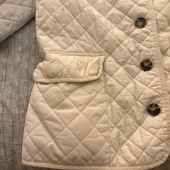 J Crew Light Weight Quilted Puffer Jacket Sz L - Picture 2 of 3